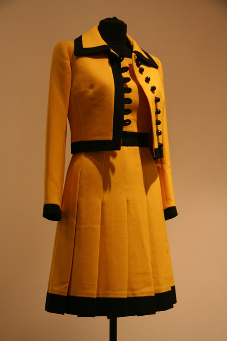 Ансамбль из шерсти: платье и жакет Mansfield, London, 1967