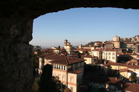 Вид сверху с Il Campanone