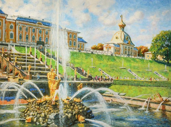 В царстве фонтанов. Петергоф.