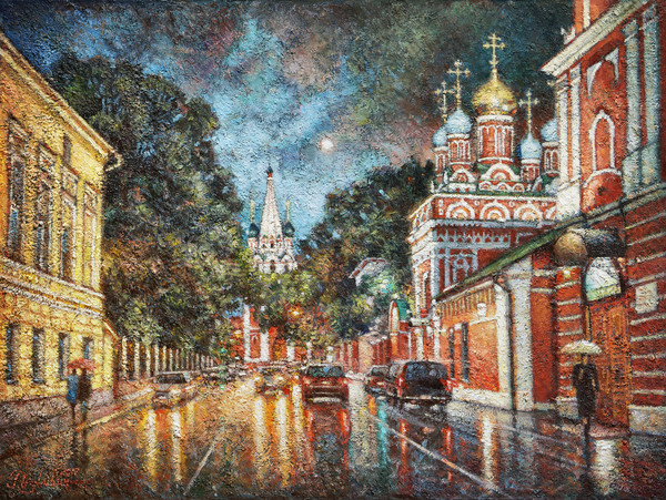 Гуляет дождь по старым переулкам
