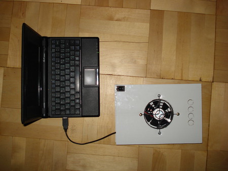 Охлаждающая подставка для ноутбука, работающая от USB порта — фото 2