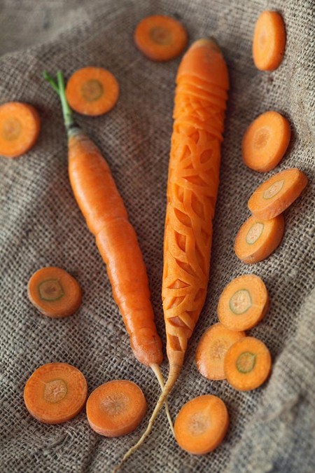 Карвинг на морковке и жизнь становится веселее