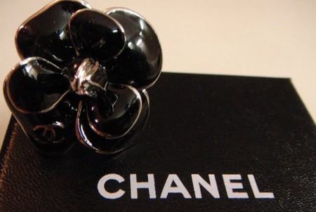 Кольцо Chanel Black Flower — фото 3