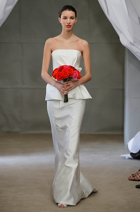 Свадебные платья от Carolina Herrera сезона весна 2013 — фото 28