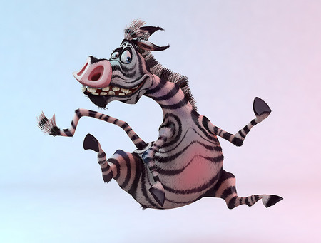 Веселая зебра