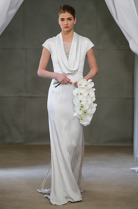 Свадебные платья от Carolina Herrera сезона весна 2013 — фото 26