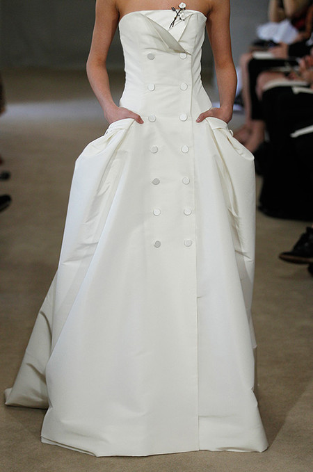 Свадебные платья от Carolina Herrera сезона весна 2013 — фото 41