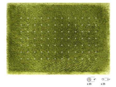 Раз ромашка, два ромашка, 50 ромашек … на коврике от Joe Jin Design Company Ltd — фото 5