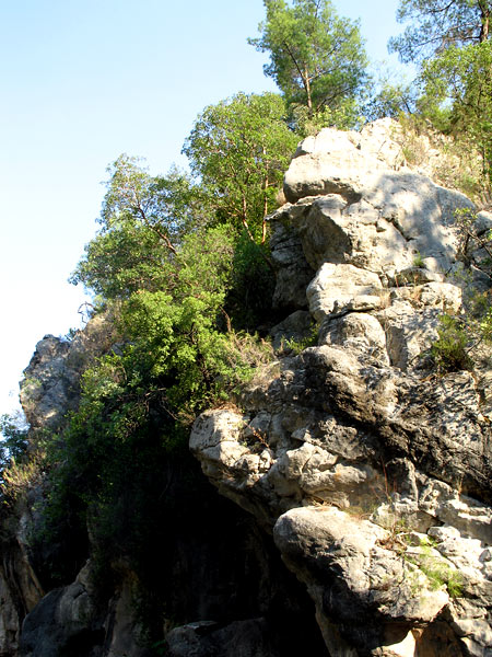 Каньон Гаюнюк. Скалы