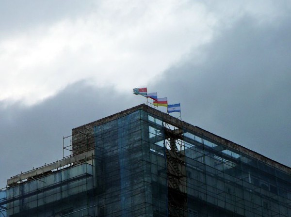 Крыша гостиницы Абхазия