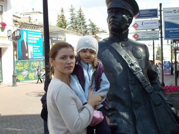 Я и моя дочурка.